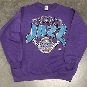 Vintage 1990s Utah Jazz Logo 7 Vintage Crewneck